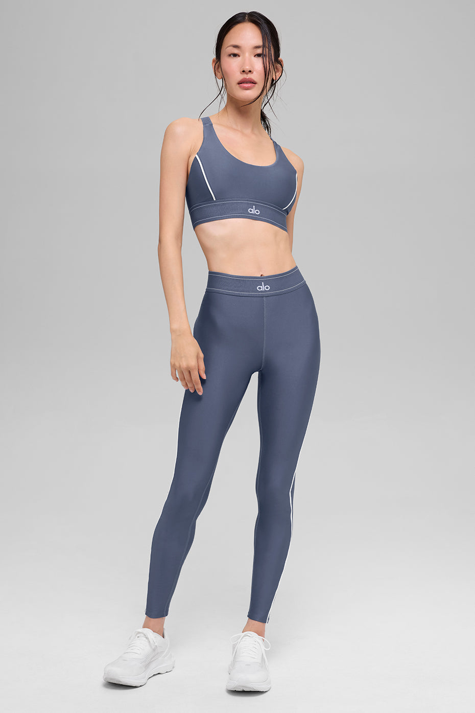 Airlift High-Waist Suit Up Legging - Bluestone/White - Image 6