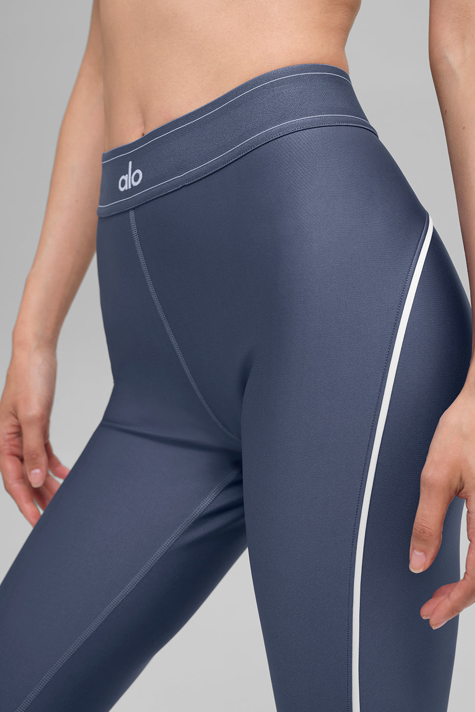 Airlift High-Waist Suit Up Legging - Bluestone/White - Image 2