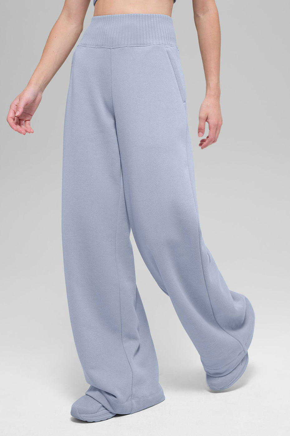 Serenity Wide Leg Sweatpant - Winter Frost - Image 3