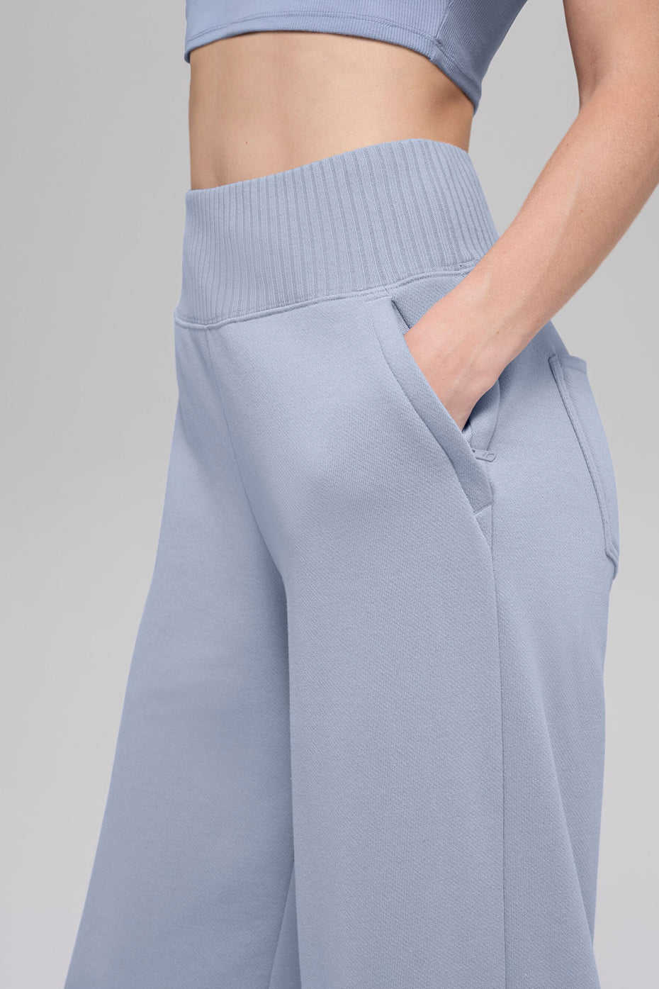 Serenity Wide Leg Sweatpant - Winter Frost - Image 5