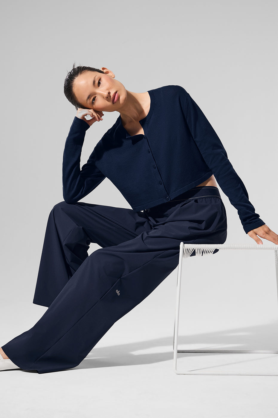 Suit Up Trouser (Long) - Navy - Image 6