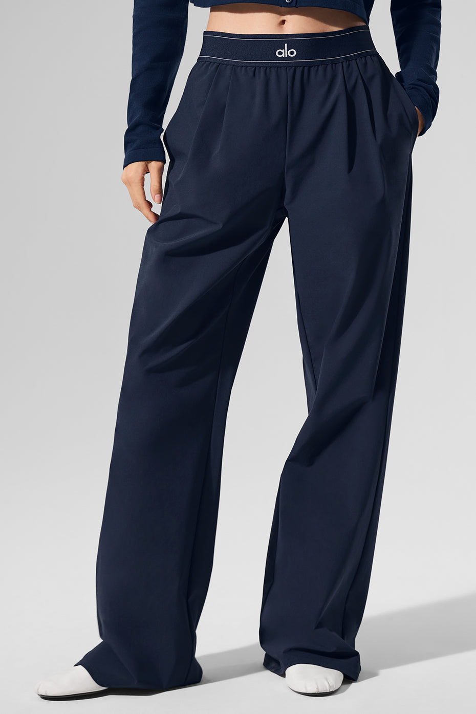 Suit Up Trouser (Long) - Navy - Image 3