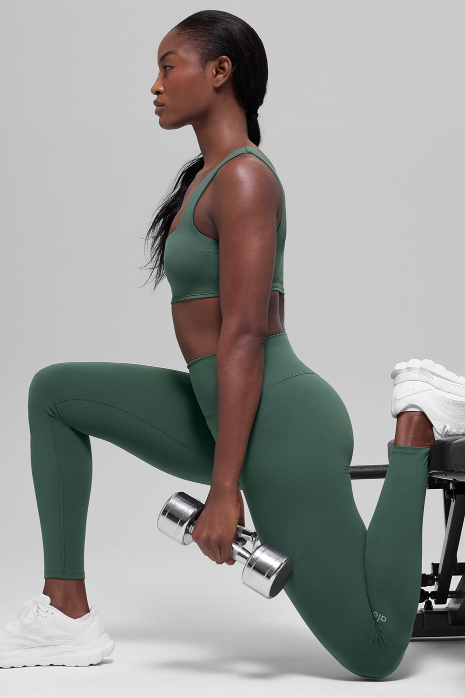 ALO Softsculpt High-Waist Legging - Clover Green - Image 4