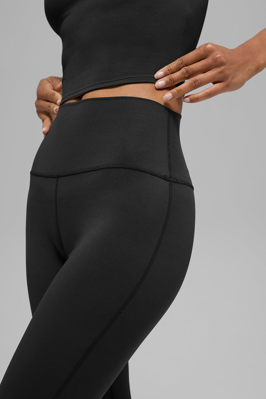 ALO Softsculpt High-Waist Bootcut Legging - Black - Image 3