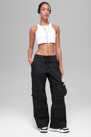 Mid-Rise Scout Cargo Pant - Black