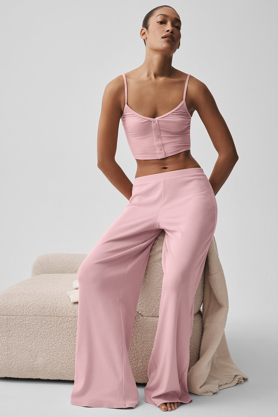 Mid-Rise Dreamlight Straight Pant - Vintage Pink - Image 3