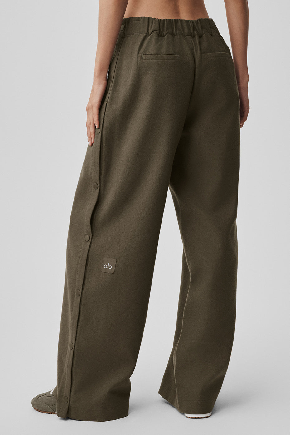 Mid-Rise Cosmopolitan Snap Pant - Olive Tree - Image 3