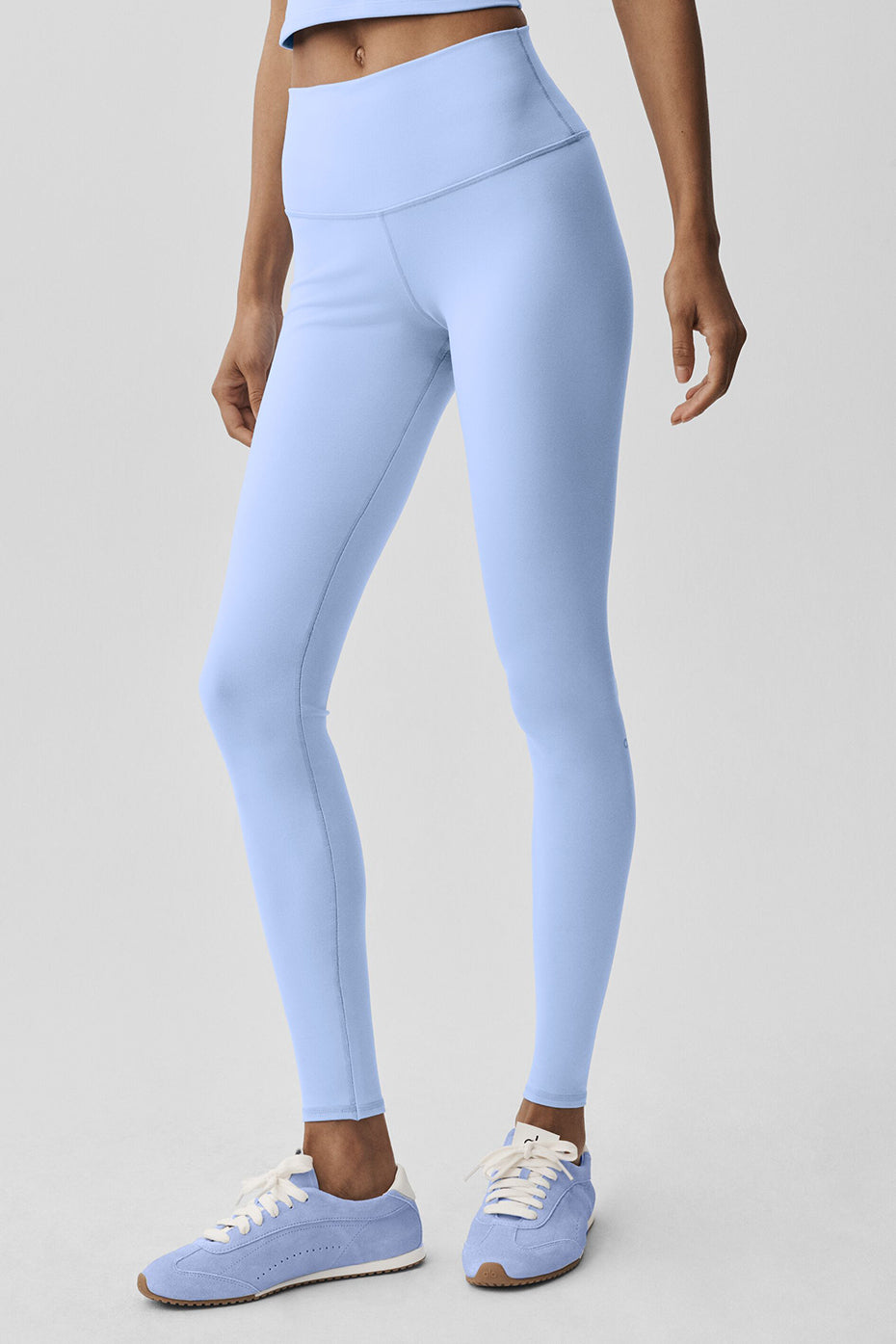 High-Waist Airbrush Legging - Light Provence Blue - Image 2