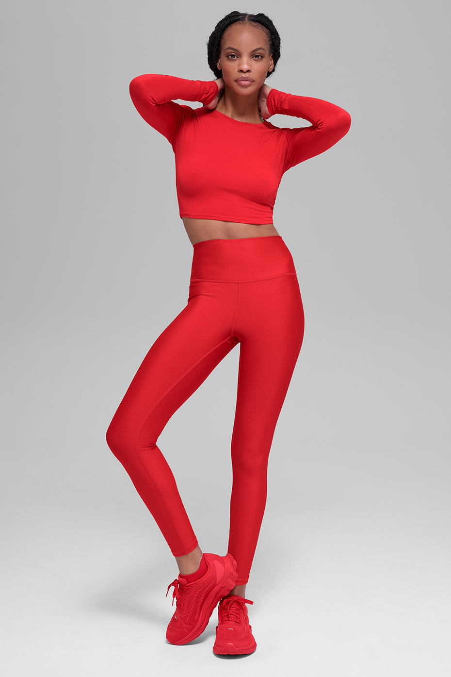 7/8 High-Waist Airlift Legging - Bright Red - Image 4