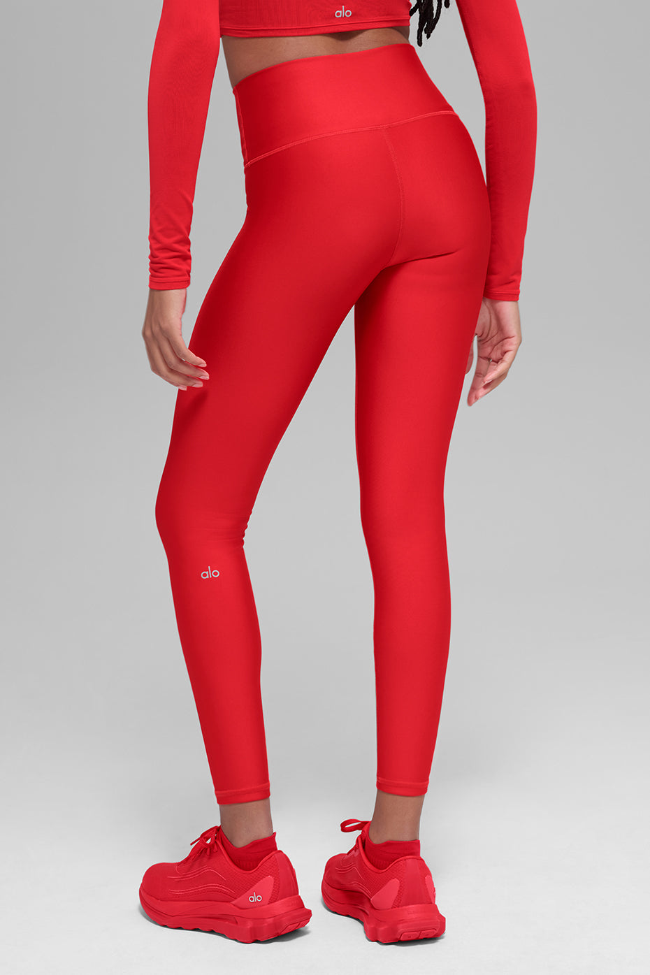 7/8 High-Waist Airlift Legging - Bright Red - Image 2