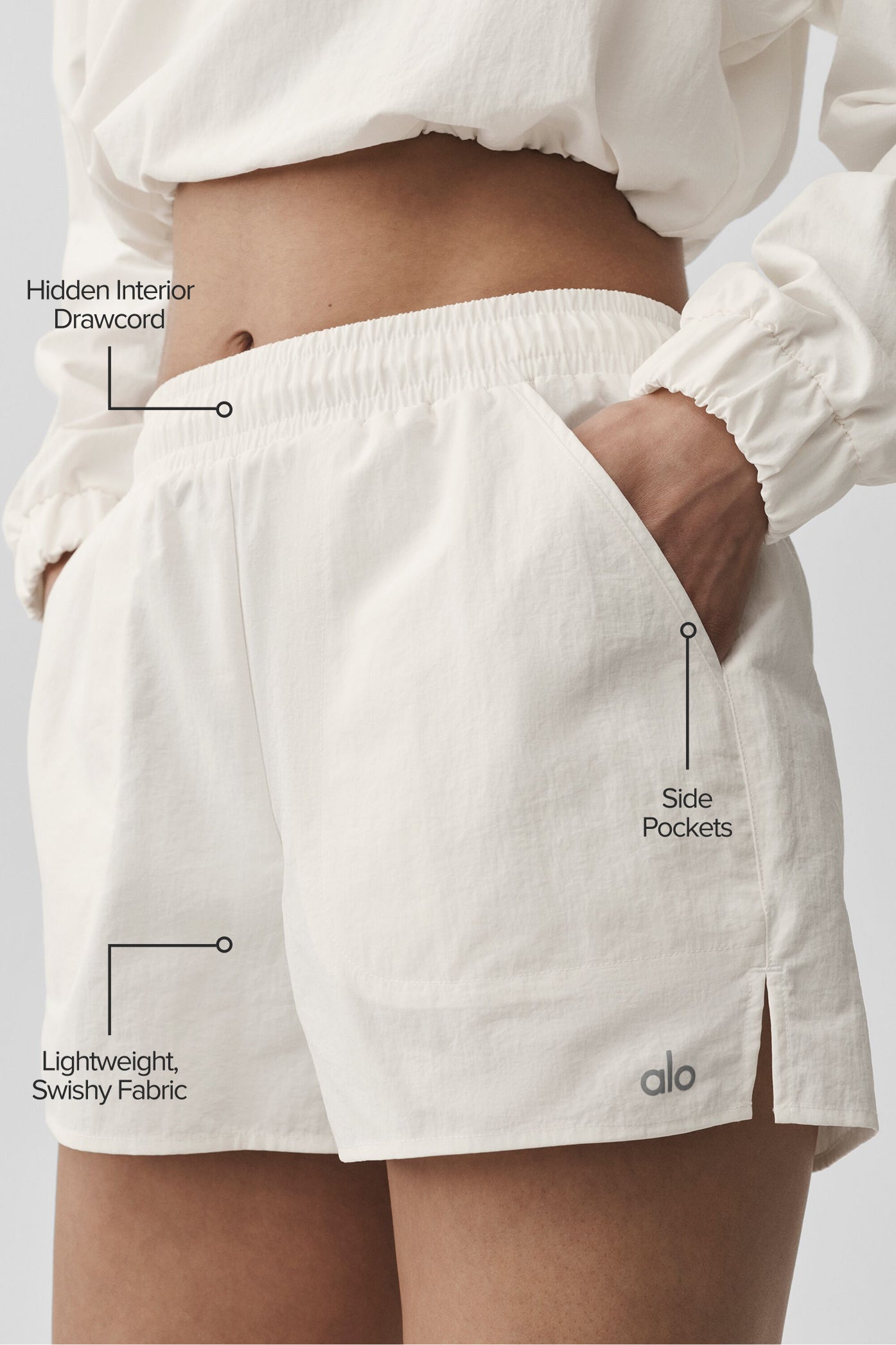 Alumni Short - Ivory - Image 2