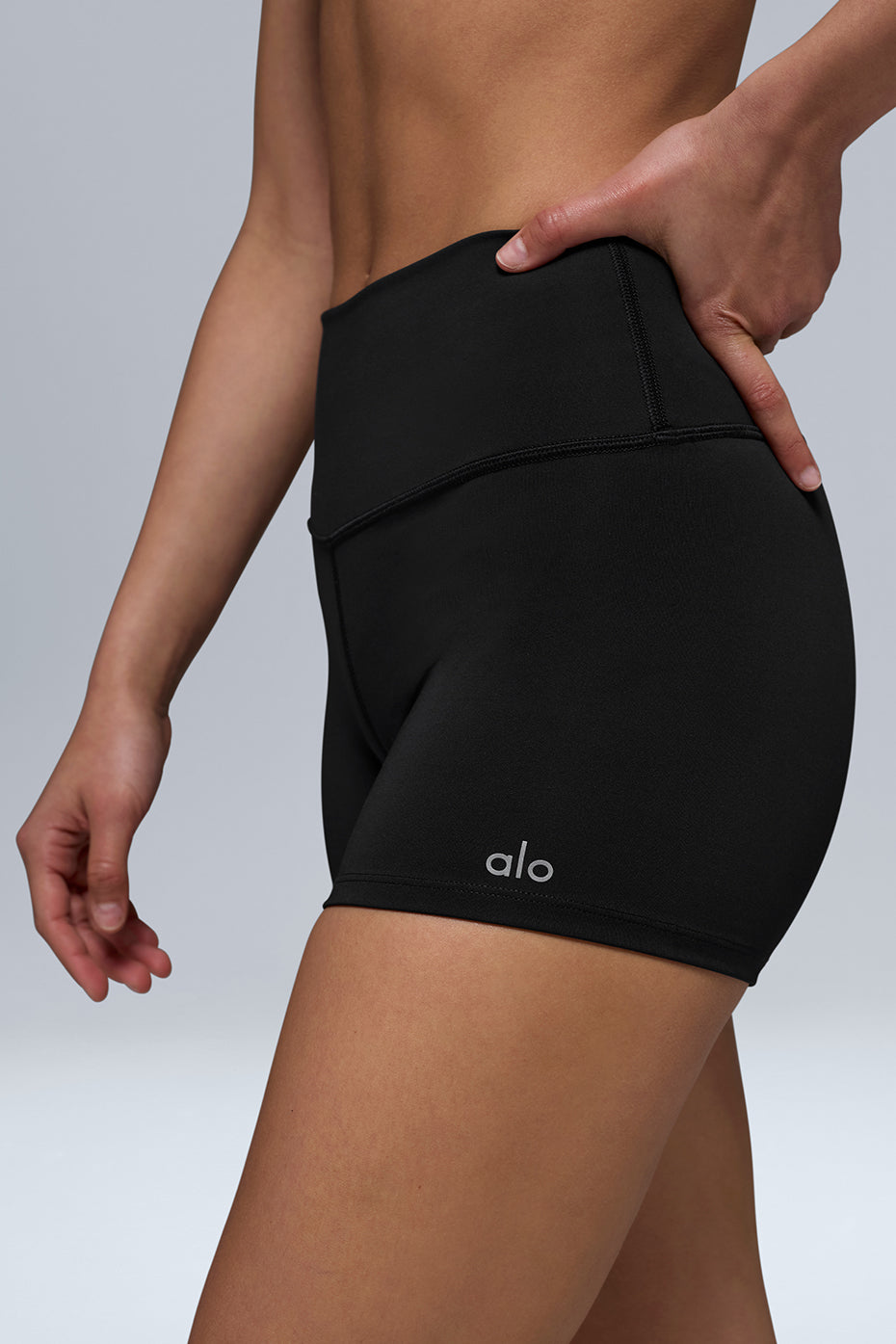 3 High-Waist Airlift Short - Black - Image 5