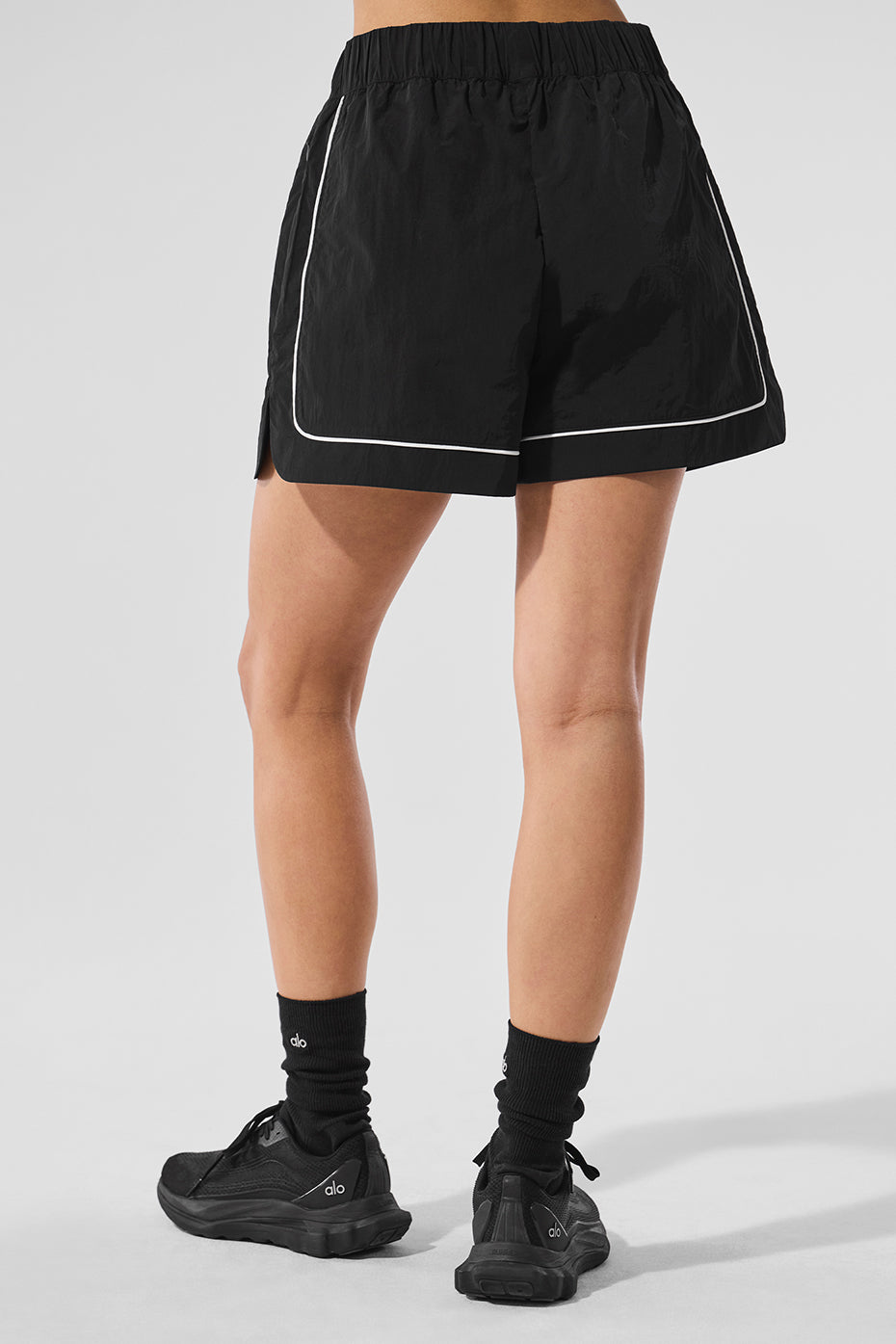 Motivate Track Short - Black/White - Image 3