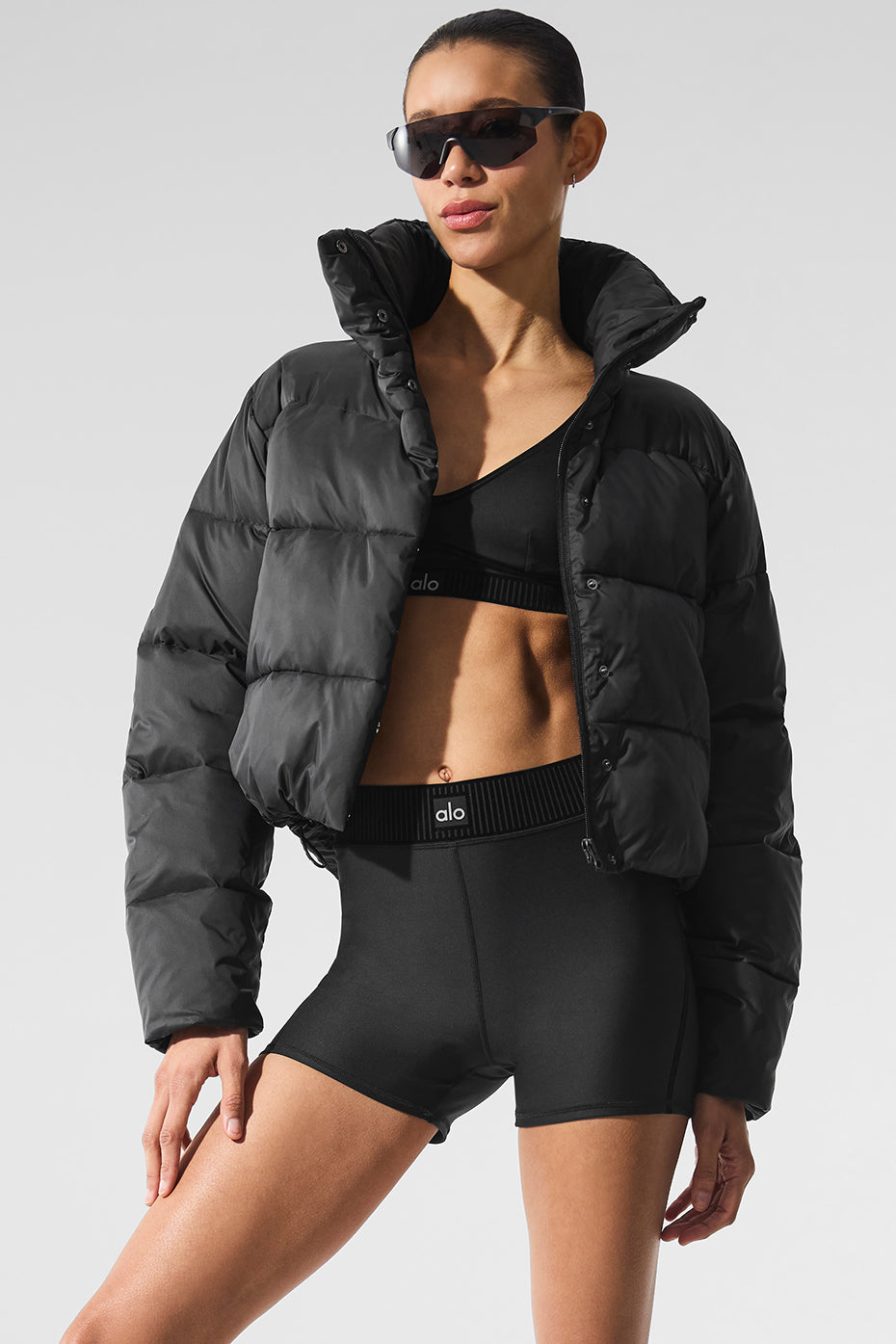 Airlift High-Waist Line Up Short - Black - Image 4