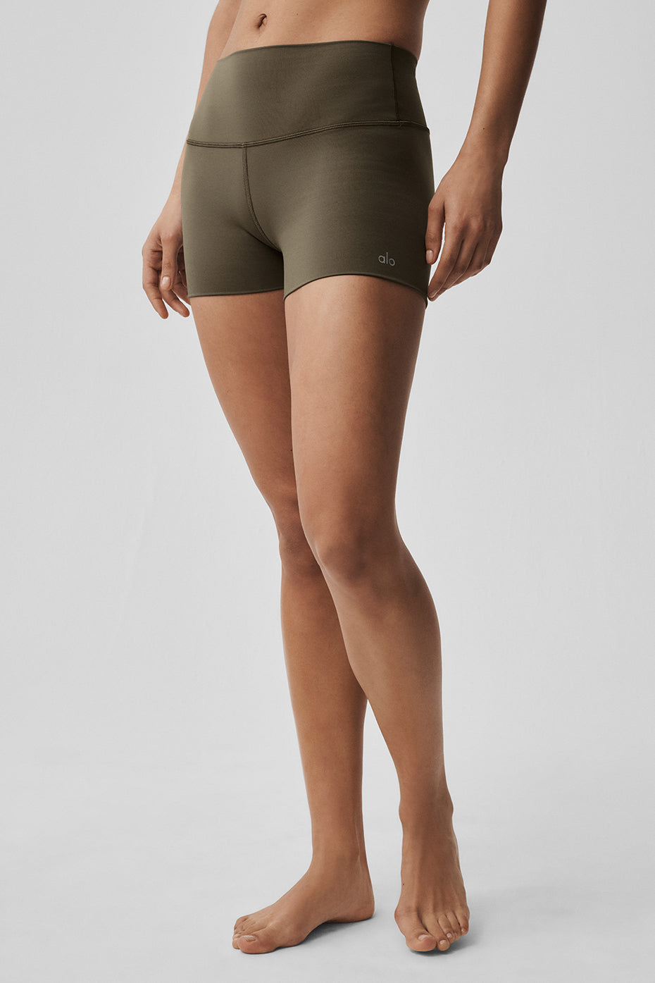 3 ALO Softsculpt High-Waist Precision Short - Olive Tree - Image 5