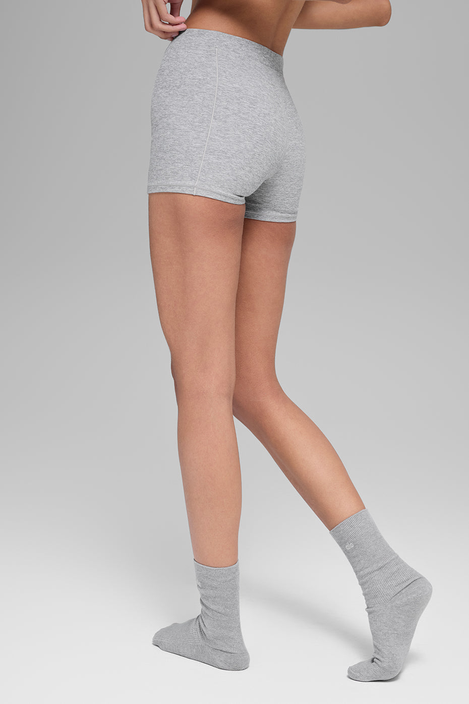 Alosoft Sincere Micro Short - Athletic Heather Grey - Image 4