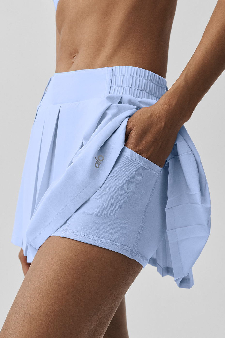 Rally Tennis Skirt - Light Provence Blue - Image 2
