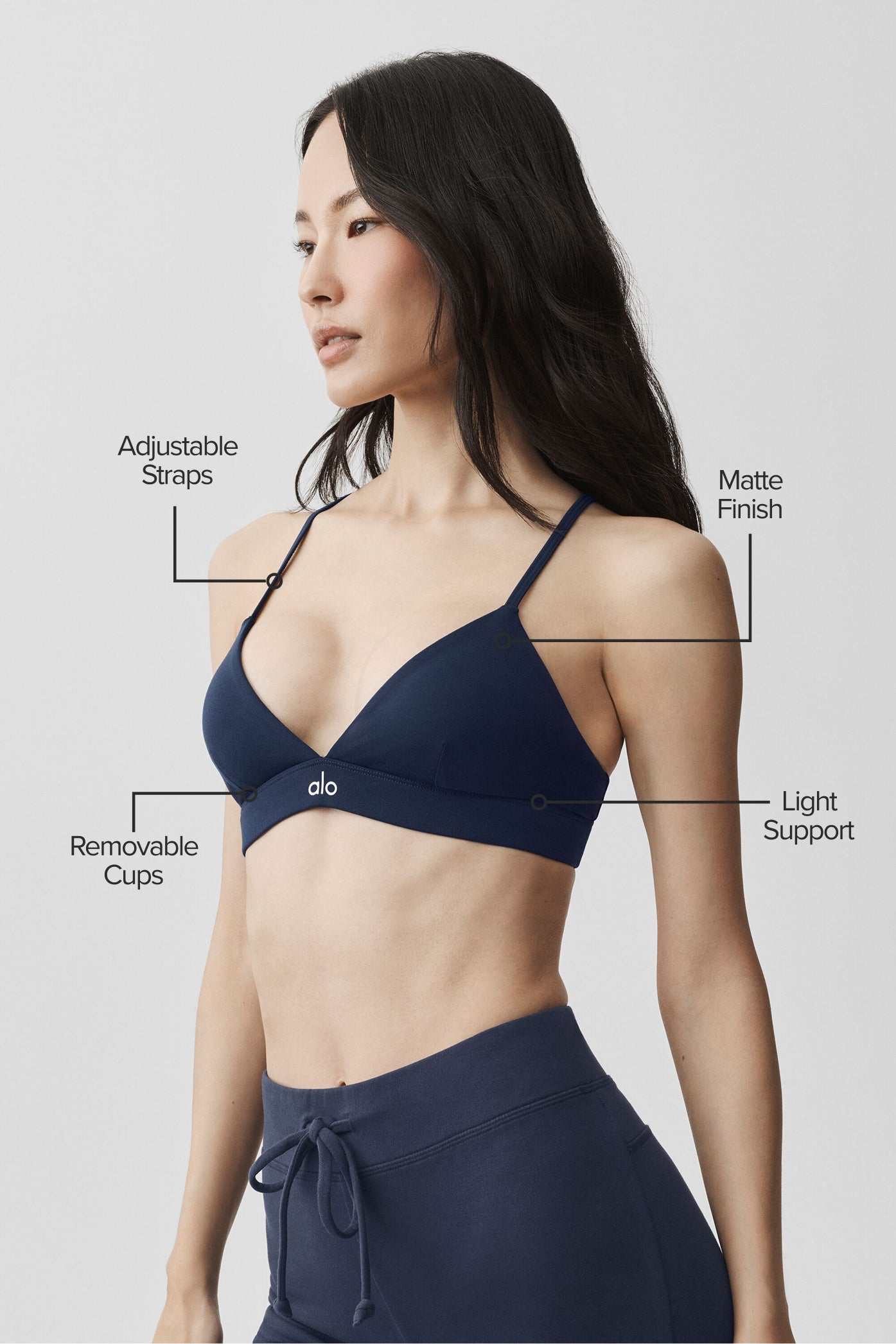 Splendor Bra - Navy/White - Image 2