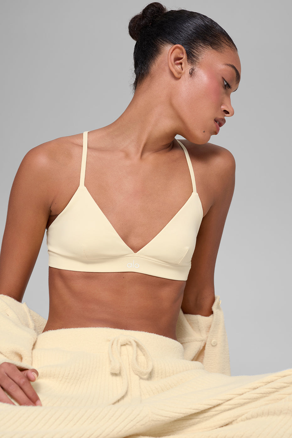 Splendor Bra - Candlelight Yellow/White - Image 4