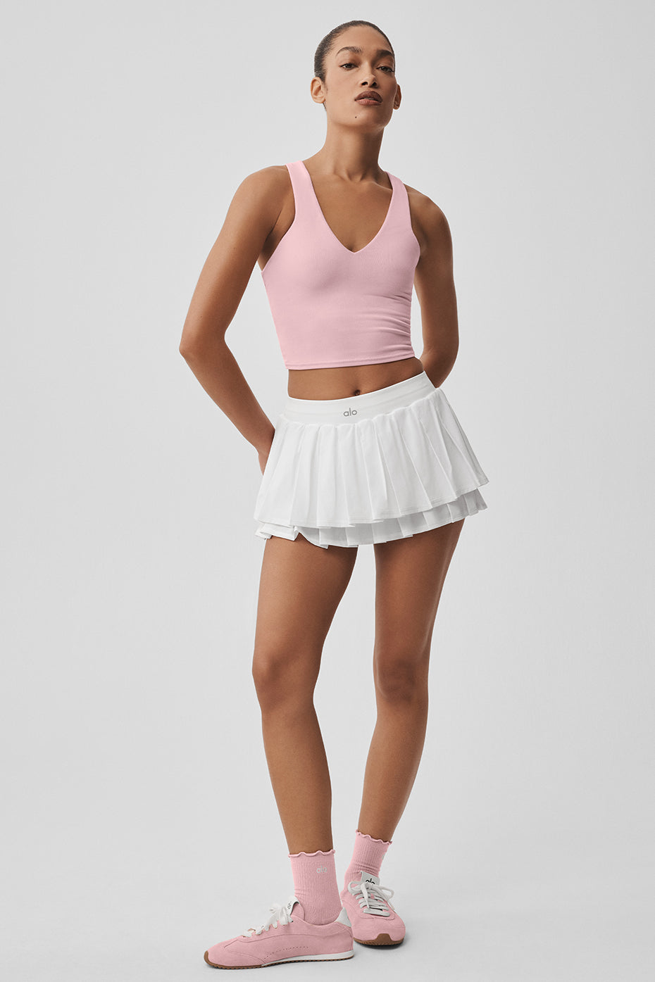 Airbrush Real Bra Tank - Vintage Pink - Image 5
