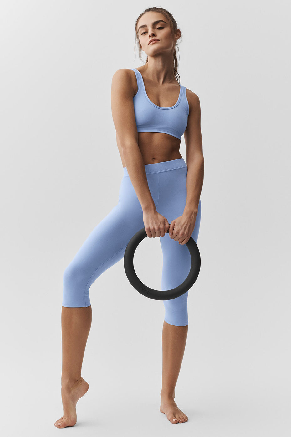 Alosoft Center Stage Bra - Light Provence Blue - Image 5