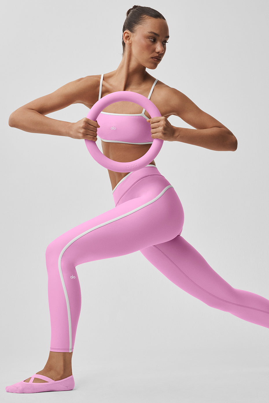 Airlift Charger Bra - Candy Heart Pink/White - Image 3
