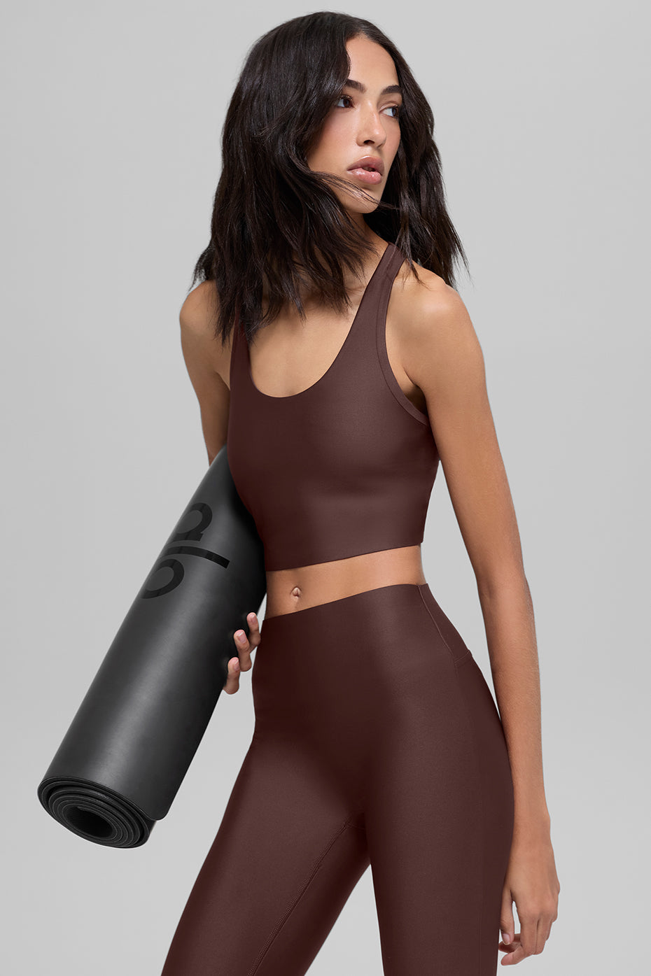 Airlift Super Sleek Bra Tank - Brownstone - Image 5