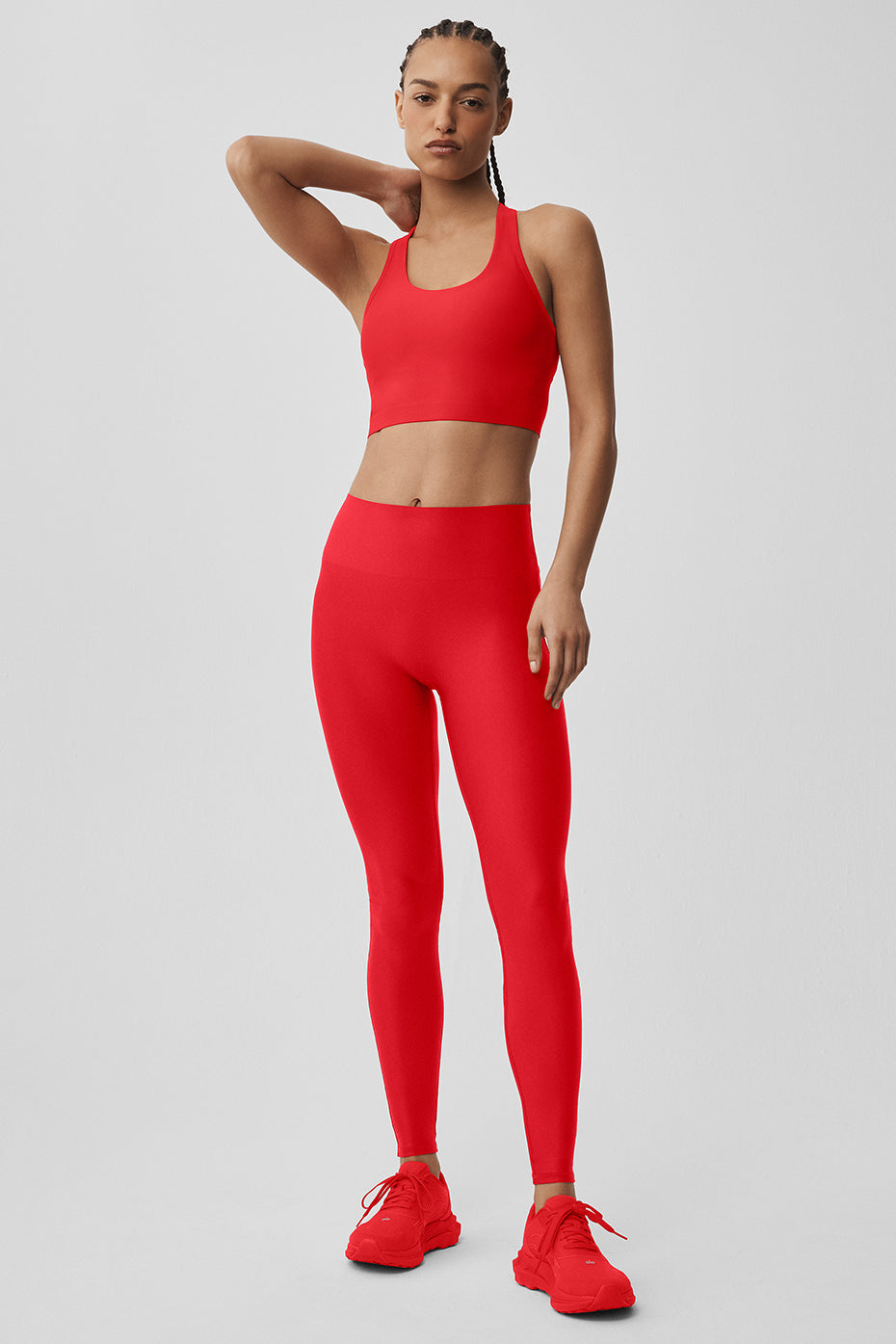 Airlift Super Sleek Bra Tank - Bright Red - Image 4