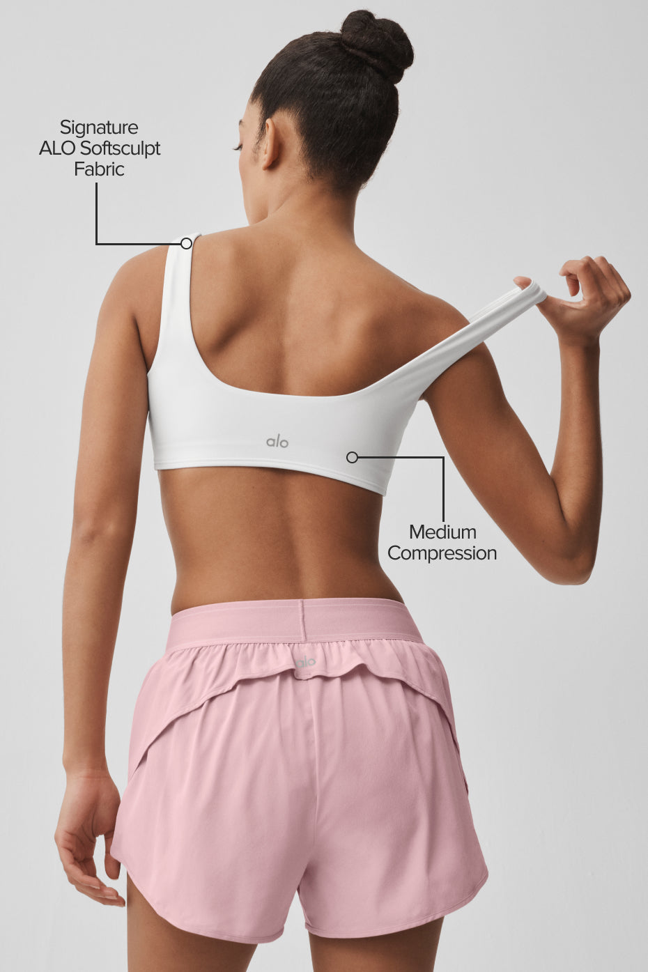 ALO Softsculpt Precision Bra - White - Image 2