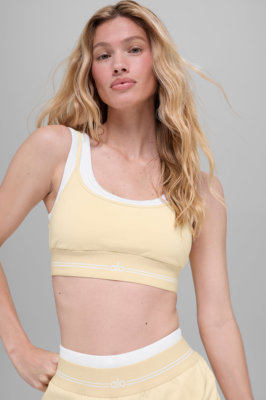 Airbrush Better Together Bra - Candlelight Yellow/White - Image 3