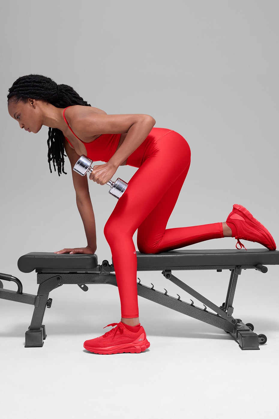 Airlift Winter Warm High-Waist Legging - Bright Red - Image 4
