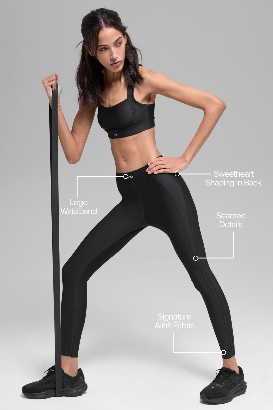 Airlift High-Waist Ignite 7/8 Legging - Black - Image 2